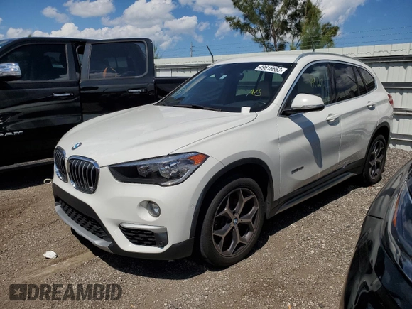 2018 BMW X1 sDrive28i with VIN WBXHU7C36J5H42760, listed as a Copart auction lot 49616663 with 89,603 mi miles and . Bid and sale history available at DreamBid. Image 1.