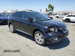 2012 Lexus RX 450h with VIN JTJBC1BA7C2050279, listed as a Copart auction lot 63818645 with 135,726 mi miles and Salvage title. Bid and sale history available at DreamBid. Image 4.
