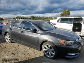 2014 Acura RLX with VIN JH4KC1F37EC004123, listed as a Copart auction lot 76392104 with 195,906 mi miles and Salvage Title. Bid and sale history available at carsss.com. Image 4.