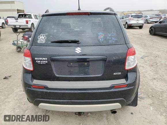 2007 Suzuki SX4 with VIN JS2YB413075100843, listed as a Copart auction lot 48932125 with 209,663 mi miles and Salvage Title. Bid and sale history available at carsss.com. Image 6.
