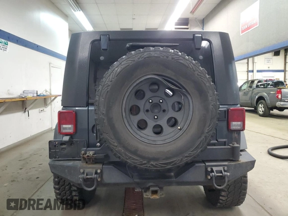 2008 Jeep Wrangler Unlimited Rubicon with VIN 1J4GA69198L591203, listed as a Copart auction lot 45772815 with 109,708 mi miles and Salvage Title. Bid and sale history available at carsss.com. Image 6.