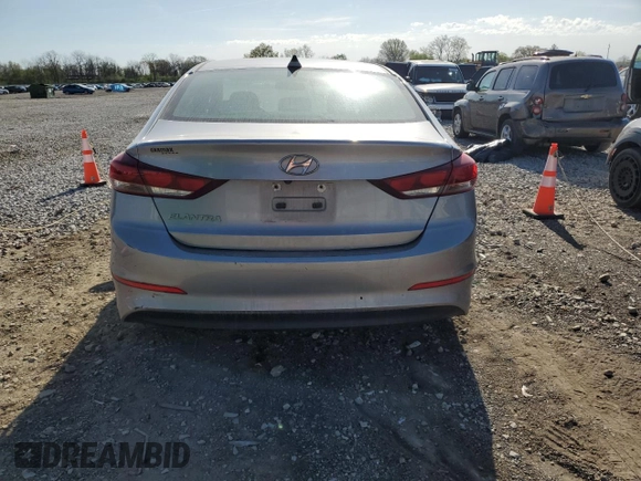 2017 Hyundai Elantra SE with VIN 5NPD84LF3HH027189, listed as a Copart auction lot 53327965 with 121,434 mi miles and Salvage title. Bid and sale history available at DreamBid. Image 6.