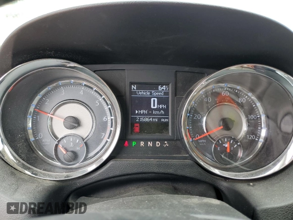 2012 Chrysler Town & Country Touring with VIN 2C4RC1BG1CR401176, listed as a Copart auction lot 55274715 with 215,864 mi miles and Salvage Title. Bid and sale history available at DreamBid. Image 9.