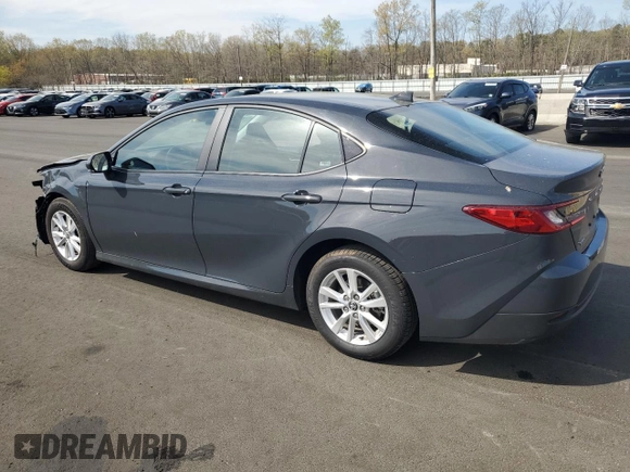 2025 Toyota Camry LE with VIN 4T1DAACK9SU545896, listed as a Copart auction lot 53773375 with 9,886 mi miles and Clean Title. Bid and sale history available at carsss.com. Image 2.