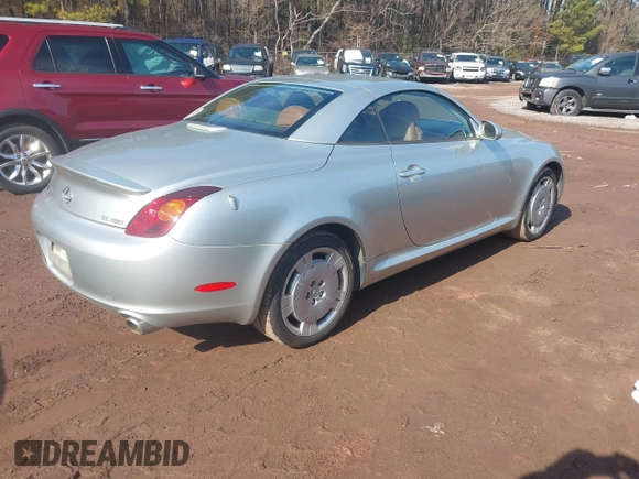 2005 Lexus SC 430 z VIN JTHFN48Y350061488, wystawiony jako IAAI lot #41437562 z przebiegiem 146 442 mil mil oraz . Historia ofert i sprzedaży dostępna na DreamBid. Obrazek 4.