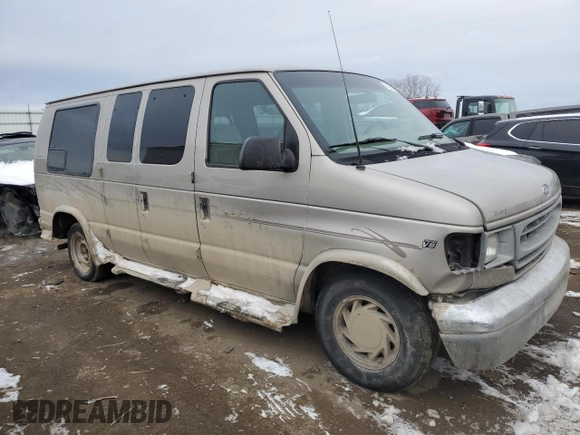 2002 Ford Econoline Cargo with VIN 1FDRE14W12HB32827, listed as a Copart auction lot 84039804 with 263,809 mi miles and Clean Title. Bid and sale history available at DreamBid. Image 4.