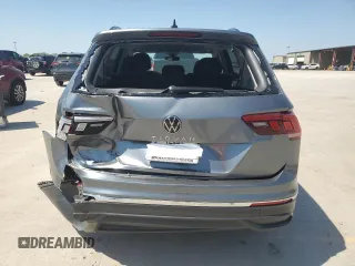 2023 Volkswagen Tiguan S with VIN 3VVRB7AX4PM056277, listed as a Copart auction lot 51765975 with 53,697 mi miles and Clean title. Bid and sale history available at DreamBid. Image 6.