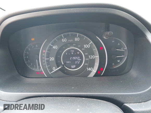 2012 Honda CR-V EX-L with VIN 5J6RM4H75CL009746, listed as a IAAI auction lot 42646060 with 219,059 mi miles and . Bid and sale history available at DreamBid. Image 7.