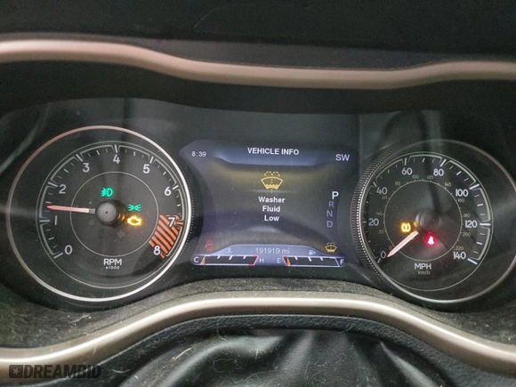 2014 Jeep Cherokee Limited with VIN 1C4PJMDS5EW215733, listed as a Copart auction lot 43314655 with 191,919 mi miles and Clean Title. Bid and sale history available at carsss.com. Image 9.
