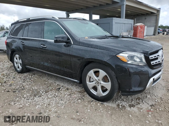2019 Mercedes-Benz GLS with VIN 4JGDF6EE9KB229593, listed as a Copart auction lot 55353765 with Not Provided miles and Salvage Title. Bid and sale history available at carsss.com. Image 4.