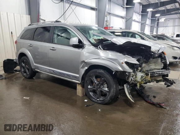 2019 Dodge Journey Crossroad z VIN 3C4PDDGG2KT752267, wystawiony jako Copart lot #43430935 z przebiegiem Nie podano mil oraz Szkoda całkowita • Salvage title. Historia ofert i sprzedaży dostępna na DreamBid. Obrazek 4.