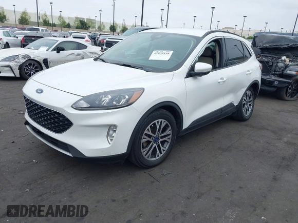 2020 Ford Escape SEL with VIN 1FMCU0H62LUB20143, listed as a IAAI auction lot 42058158 with 159,233 mi miles and . Bid and sale history available at DreamBid. Image 18.