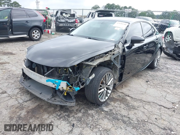 2014 Lexus IS 250 with VIN JTHBF1D25E5020780, listed as a IAAI auction lot 42420240 with 186,752 mi miles and . Bid and sale history available at DreamBid. Image 2.