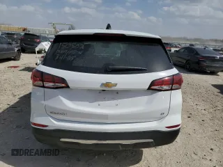 2022 Chevrolet Equinox LT with VIN 3GNAXKEV8NL154716, listed as a Copart auction lot 49237025 with 47,058 mi miles and Salvage Title. Bid and sale history available at DreamBid. Image 6.