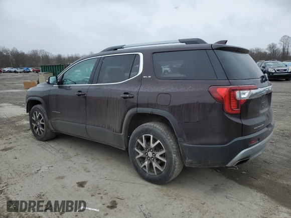 2021 GMC Acadia SLE with VIN 1GKKNRLS1MZ114350, listed as a Copart auction lot 47606685 with 78,538 mi miles and Salvage title. Bid and sale history available at DreamBid. Image 2.
