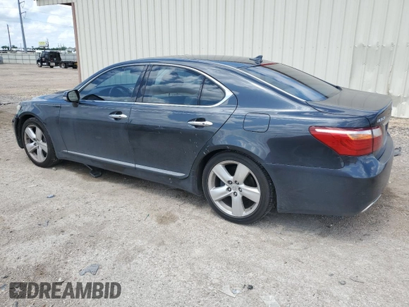 2010 Lexus LS 460 with VIN JTHBL5EF7A5091846, listed as a Copart auction lot 53911275 with 168,398 mi miles and Salvage Title. Bid and sale history available at carsss.com. Image 2.
