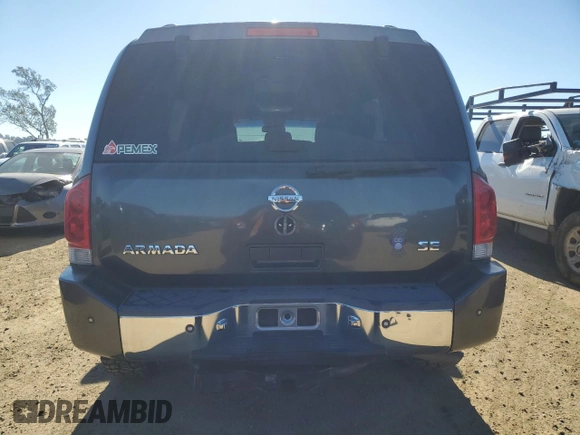 2007 Nissan Armada SE z VIN 5N1AA08A37N706497, wystawiony jako Copart lot #87753155 z przebiegiem 109 463 mil mil oraz Szkoda całkowita • Salvage title. Historia ofert i sprzedaży dostępna na DreamBid. Obrazek 6.