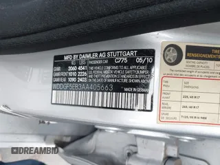 2010 Mercedes-Benz C-Class C 300 Sport with VIN WDDGF5EB3AA405663, listed as a IAAI auction lot 42032950 with 178,381 mi miles. Bid and sale history available at carsss.com. Image 9.