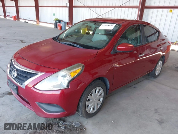 2015 Nissan Versa SV with VIN 3N1CN7AP3FL867362, listed as a IAAI auction lot 41884443 with 128,616 mi miles. Bid and sale history available at carsss.com. Image 2.