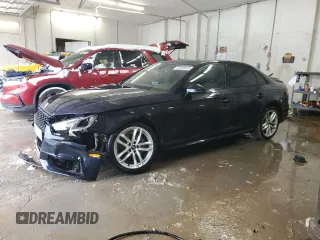 2017 Audi A4 Season of Audi ultra Premium with VIN WAUKMAF42HN056949, listed as a Copart auction lot 43459545 with 83,161 mi miles and Salvage Title. Bid and sale history available at carsss.com. Image 1.
