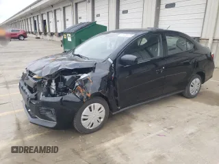2022 Mitsubishi Mirage ES z VIN ML32FUFJ4NHF06654, wystawiony jako Copart lot #51470575 z przebiegiem 42 771 mil mil oraz Czysty tytuł • Clean title. Historia ofert i sprzedaży dostępna na DreamBid. Obrazek 1.