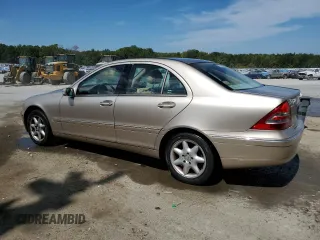 2003 Mercedes-Benz C 320 with VIN WDBRF64J53F327005, listed as a Copart auction lot 69500224 with 99,375 mi miles and Salvage Title. Bid and sale history available at DreamBid. Image 2.