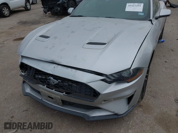 2019 Ford Mustang EcoBoost with VIN 1FA6P8TH8K5172035, listed as a IAAI auction lot 41527251 with 93,549 mi miles and . Bid and sale history available at carsss.com. Image 6.