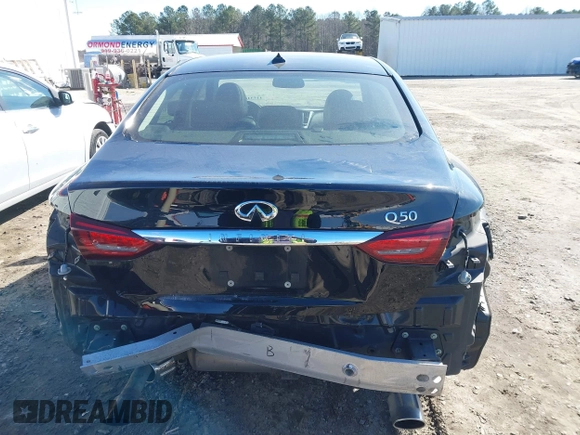 2019 Infiniti Q50 3.0t LUXE with VIN JN1EV7AP8KM541551, listed as a IAAI auction lot 41534608 with 66,273 mi miles. Bid and sale history available at carsss.com. Image 16.