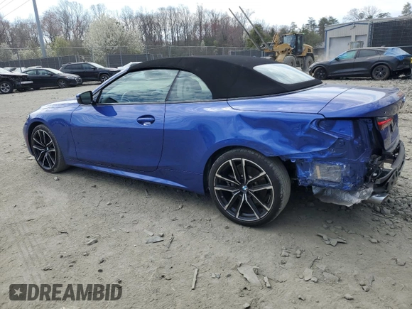 2024 BMW 4 Series 430i xDrive with VIN WBA43AT09RCP00263, listed as a Copart auction lot 48894815 with 17,688 mi miles and Salvage Title. Bid and sale history available at carsss.com. Image 2.