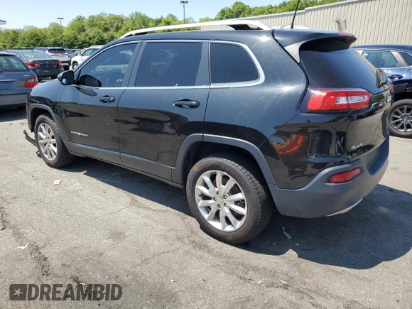 2016 Jeep Cherokee Limited with VIN 1C4PJMDB4GW348373, listed as a Copart auction lot 59460175 with 71,296 mi miles and Salvage title. Bid and sale history available at DreamBid. Image 2.