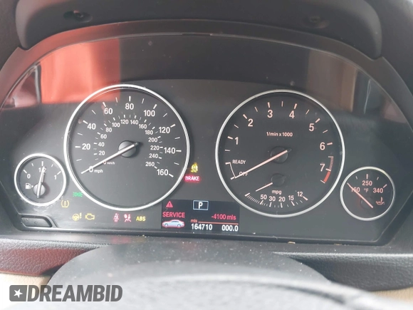 2013 BMW 3 Series 328i with VIN WBA3C1G57DNR49126, listed as a IAAI auction lot 41334342 with 164,710 mi miles and . Bid and sale history available at DreamBid. Image 7.