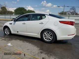 2013 Kia Optima LX with VIN KNAGM4A76D5395099, listed as a Copart auction lot 52241185 with 257,796 mi miles and Clean Title. Bid and sale history available at carsss.com. Image 2.