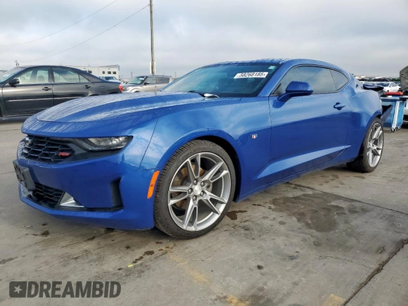 2020 Chevrolet Camaro 1LT with VIN 1G1FB1RX0L0114488, listed as a Copart auction lot 58268185 with 57,140 mi miles and Salvage title. Bid and sale history available at DreamBid. Image 1.