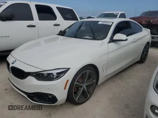 2020 BMW 4 Series 430i with VIN WBA4W3C01LAG91728, listed as a Copart auction lot 74808534 with Not Provided miles and Non Repairable. Bid and sale history available at carsss.com. Image 1.