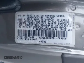 2000 Toyota Camry CE z VIN 4T1BG22K3YU691054, wystawiony jako IAAI lot #41896526 z przebiegiem 303 993 mil mil oraz . Historia ofert i sprzedaży dostępna na DreamBid. Obrazek 9.