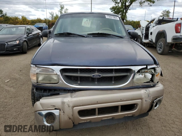 2000 Ford Explorer Eddie Bauer with VIN 1FMZU74E4YZA75510, listed as a Copart auction lot 75601964 with 196,180 mi miles and Salvage title. Bid and sale history available at DreamBid. Image 5.