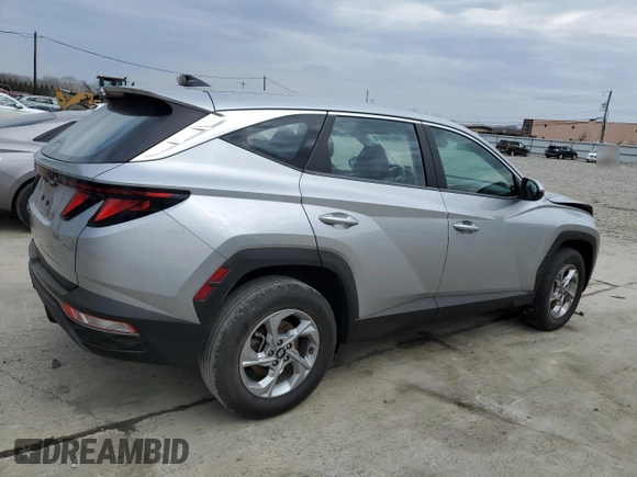 2022 Hyundai Tucson SE with VIN 5NMJACAE1NH094491, listed as a Copart auction lot 50817085 with 32,457 mi miles and Salvage Title. Bid and sale history available at carsss.com. Image 3.