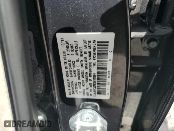 2014 Acura TSX Technology с VIN JH4CU2F67EC001966, выставлен на аукционе Copart как лот 54821265 с пробегом 120 948 миль миль и Списание • Salvage title. История ставок и продаж доступна на DreamBid. Изображение 12.