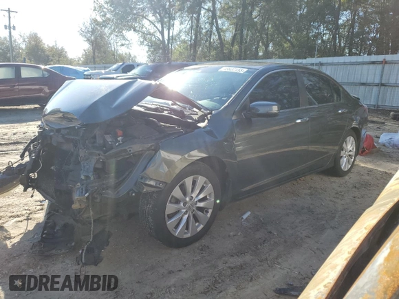 2013 Honda Accord Sdn EX-L with VIN 1HGCR2F85DA250542, listed as a Copart auction lot 48637155 with Not Provided miles and Non Repairable. Bid and sale history available at carsss.com. Image 1.