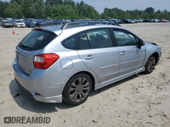 2014 Subaru Impreza Special Sports Premium with VIN JF1GPAL60E8221595, listed as a Copart auction lot 60916135 with 190,421 mi miles and Salvage title. Bid and sale history available at DreamBid. Image 3.