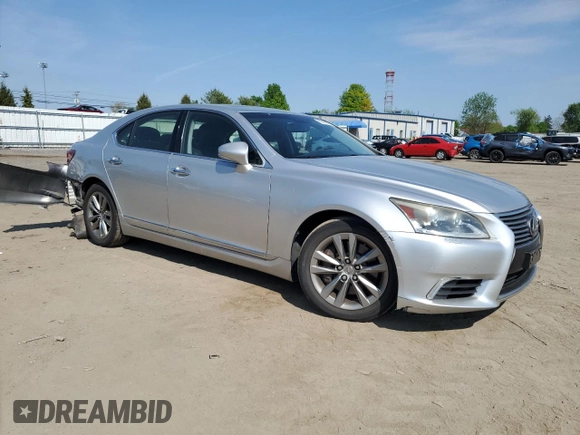 2013 Lexus LS 460 with VIN JTHCL5EF2D5019526, listed as a Copart auction lot 55359565 with 115,173 mi miles and Salvage title. Bid and sale history available at DreamBid. Image 4.