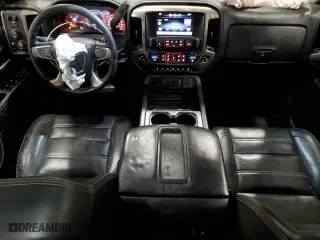 2015 GMC Sierra 2500HD Denali with VIN 1GT120E84FF194549, listed as a Copart auction lot 43583425 with 214,773 mi miles and Salvage Title. Bid and sale history available at carsss.com. Image 8.