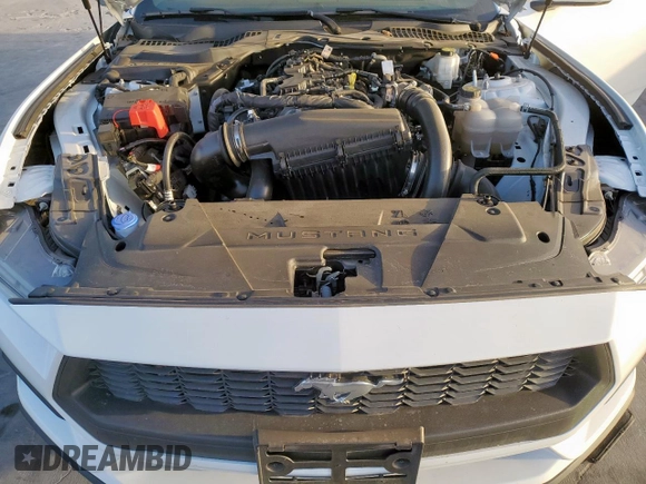2024 Ford Mustang EcoBoost with VIN 1FA6P8TH3R5143245, listed as a Copart auction lot 47927095 with 15,108 mi miles and Salvage Title. Bid and sale history available at carsss.com. Image 11.