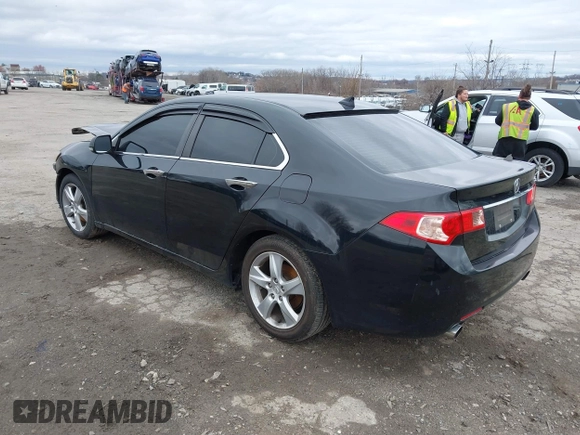 2012 Acura TSX Tech Pkg with VIN JH4CU2F64CC023887, listed as a IAAI auction lot 41775812 with 1 mi miles. Bid and sale history available at carsss.com. Image 3.