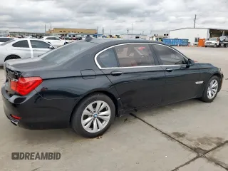 2012 BMW 7 Series 740Li with VIN WBAKB4C57CC575794, listed as a Copart auction lot 49347395 with 189,697 mi miles and Clean title. Bid and sale history available at DreamBid. Image 3.