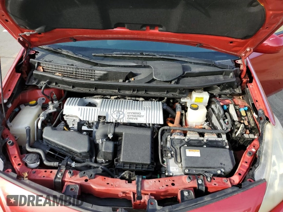 2013 Toyota Prius Two with VIN JTDZN3EU9D3201308, listed as a Copart auction lot 86754004 with 47,908 mi miles and Salvage Title. Bid and sale history available at carsss.com. Image 12.