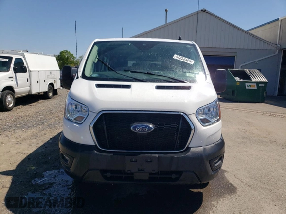 2021 Ford Transit Cargo with VIN 1FTBR1Y86MKA70224, listed as a Copart auction lot 54850495 with 42,101 mi miles and Salvage title. Bid and sale history available at DreamBid. Image 5.