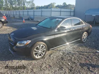 2017 Mercedes-Benz C 300 with VIN 55SWF4KB7HU210587, listed as a Copart auction lot 61988255 with 147,206 mi miles and Clean title. Bid and sale history available at DreamBid. Image 1.