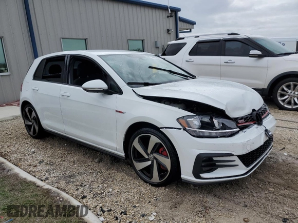 2020 Volkswagen Golf GTI S with VIN 3VW6T7AU0LM006682, listed as a Copart auction lot 38932044 with 50,030 mi miles. Bid and sale history available at carsss.com. Image 4.