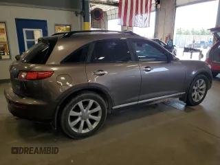 2008 Infiniti FX with VIN JNRAS08W28X210206, listed as a Copart auction lot 55919345 with 186,927 mi miles and Salvage title. Bid and sale history available at DreamBid. Image 3.